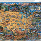 Buffalo Games Buffalo - Dowdle - National Parks Map - 2000 Piece Jigsaw Puzzle