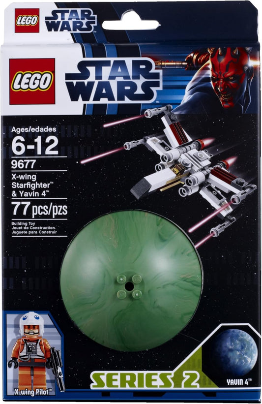 LEGO Star Wars 9677 Xwing Starfighter and Yavin 4