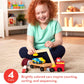 Melissa & Doug Melissa Doug Magnetic Car Loader Wooden Toy Set With 4 Cars and 1