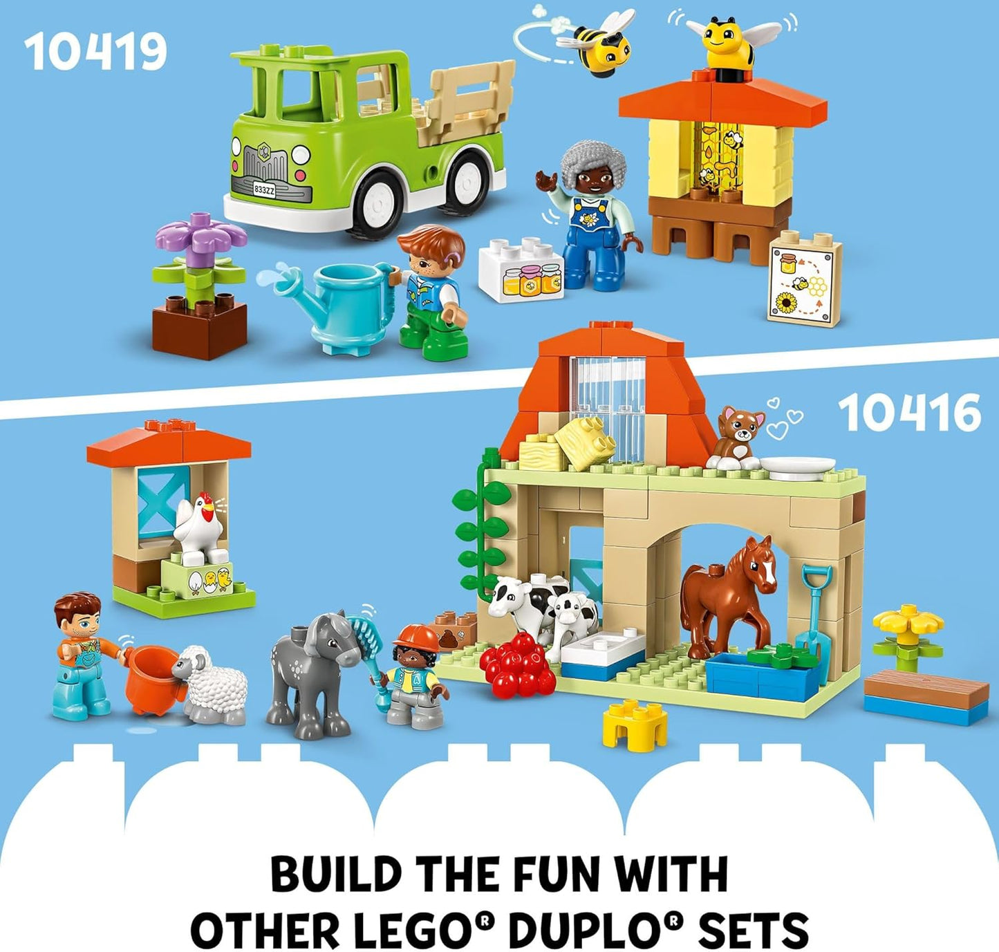 LEGO DUPLO Town Caring for Animals at The Farm Building Playset