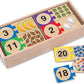 Melissa & Doug Melissa Doug Self-Correcting Wooden Number Puzzles With Storage Box 40 pcs