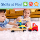 Melissa & Doug Melissa Doug Magnetic Car Loader Wooden Toy Set With 4 Cars and 1