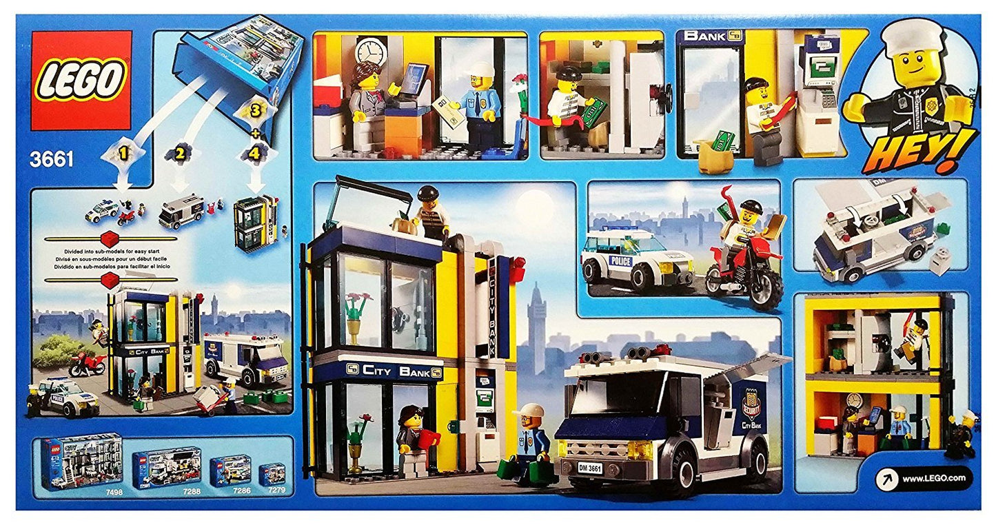 LEGO City Special Edition Set #3661 Bank Money Transfer