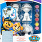 Melissa & Doug Melissa Doug PAW Patrol Craft Kit - 3 Decorate Your Own Pup Figurines -