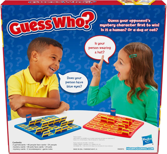 Hasbro Gaming Guess Who People Pets Board Game