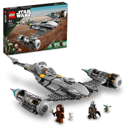 LEGO 75325 Star Wars N-1 Starfighter – Build Boba Fett’s ship with Baby Yoda and droid figures!