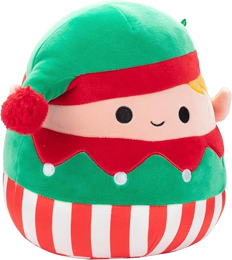 Squishmallows 8" Bartie The Christmas Elf Holiday Plush