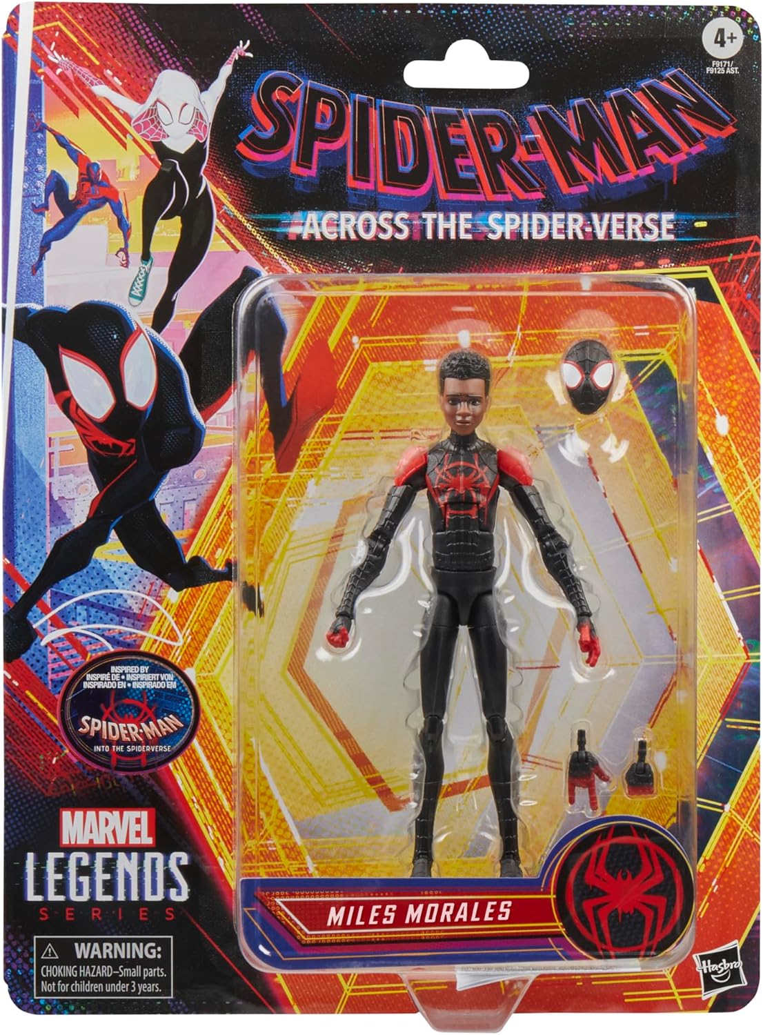 Marvel Legends Series Miles Morales Spider-Man Into The Spider-Verse 6 Inch Action Figure