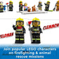 LEGO City Fire Brigade 60321 Building Set with Fire Truck & 5 Minifigures