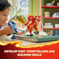 LEGO NINJAGO Kai's Elemental Fire Mech Action Figure Mini Ninja Toy for with Customizable