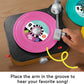 Fisher-Price Musical Toy Rockin' Record Player for Preschool Pretend Play for Ages Year