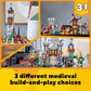 LEGO Creator 3 in 1 Medieval Castle Toy Transforms from Castle to Tower to Marketplace