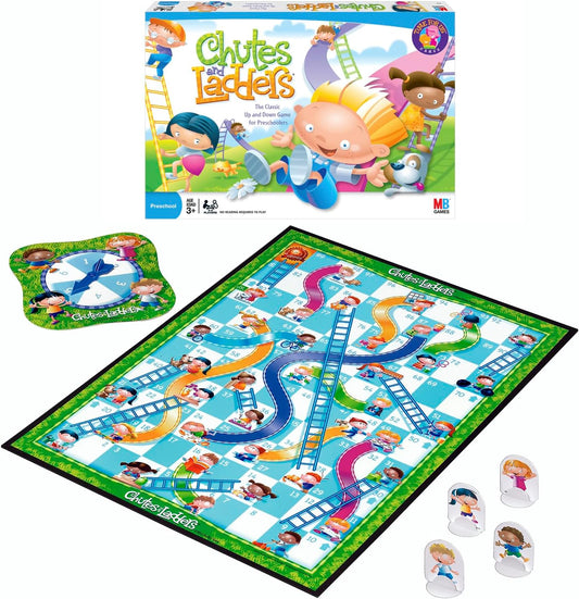 Hasbro Gaming Chutes and Ladders Board Game