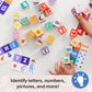 Melissa & Doug Ms. Rachel Melissa Doug Letter Number and Game Wooden Learning Blocks with