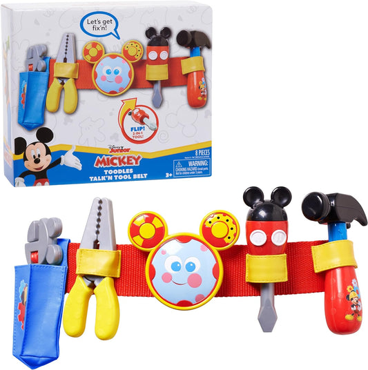 Disney Mickey Toodles Talk'n Toolbelt and Play Tool for and Pretend Play for Ages 3 Up by