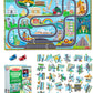 Melissa & Doug Melissa Doug Race Around the World Tracks Cardboard Jigsaw Floor Puzzle