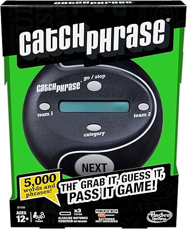 Hasbro Gaming Catch Phrase Electronic Game Fun Active Handheld Party Teens and Ages 12 4