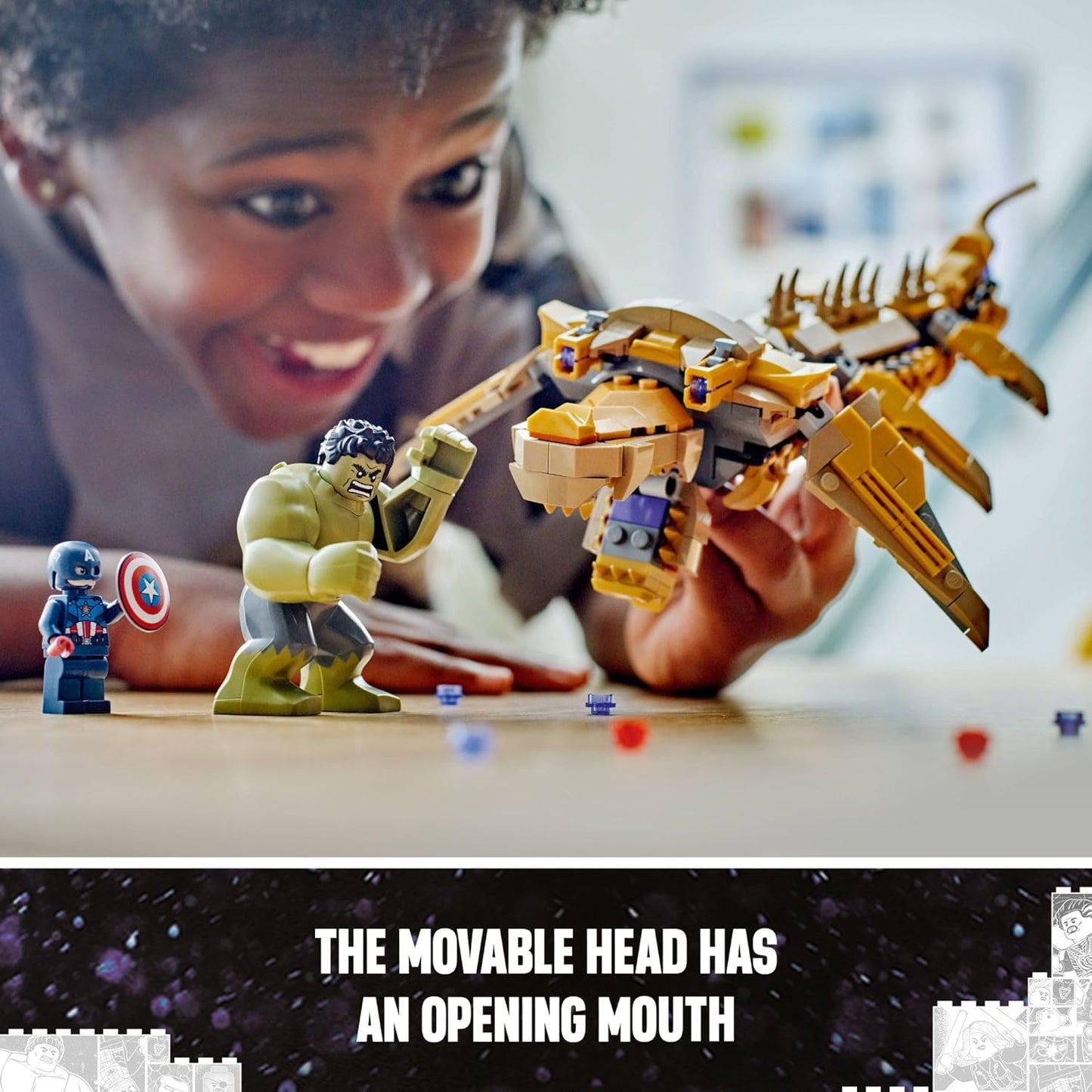 LEGO Marvel The Avengers vs. The Leviathan Superhero Toy Building Set