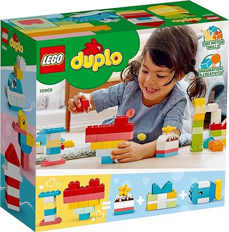 LEGO DUPLO Classic Heart Box,  Educational Activity and Development Set