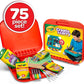 Crayola Create 'N Carry Art Set 75pcs 2-in-1 Lap Desk Carrying Case Art Kit for Crafts
