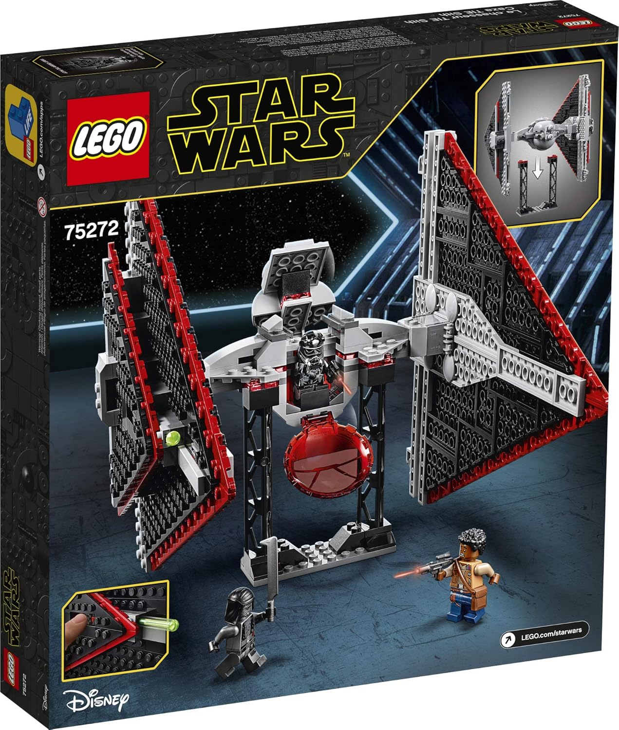 LEGO Star Wars Sith TIE Fighter 75272 Collectible Building Kit (470 Pieces)