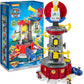 Paw Patrol Mighty Lookout Tower with 4 Bonus Action Figures Toy Car Lights and Sounds