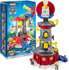 Paw Patrol Mighty Lookout Tower with 4 Bonus Action Figures Toy Car Lights and Sounds