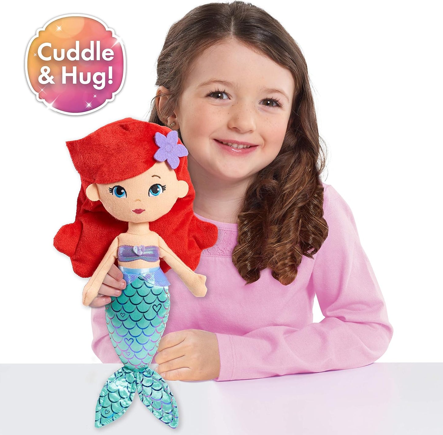 Disney Princess So Sweet Princess Ariel 13.5-Inch Plush with Red Hair The Little Mermaid