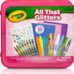 Crayola All That Glitters Art Case 50pcs Glitter Crayons Coloring Supplies Art Set Gifts