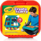 Crayola Create 'N Carry Art Set 75pcs 2-in-1 Lap Desk Carrying Case Art Kit for Crafts