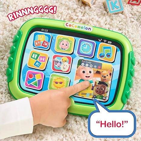 Just Play CoComelon Learning Tablet 60 Learning Phrases Sing-Along to The The Alphabet
