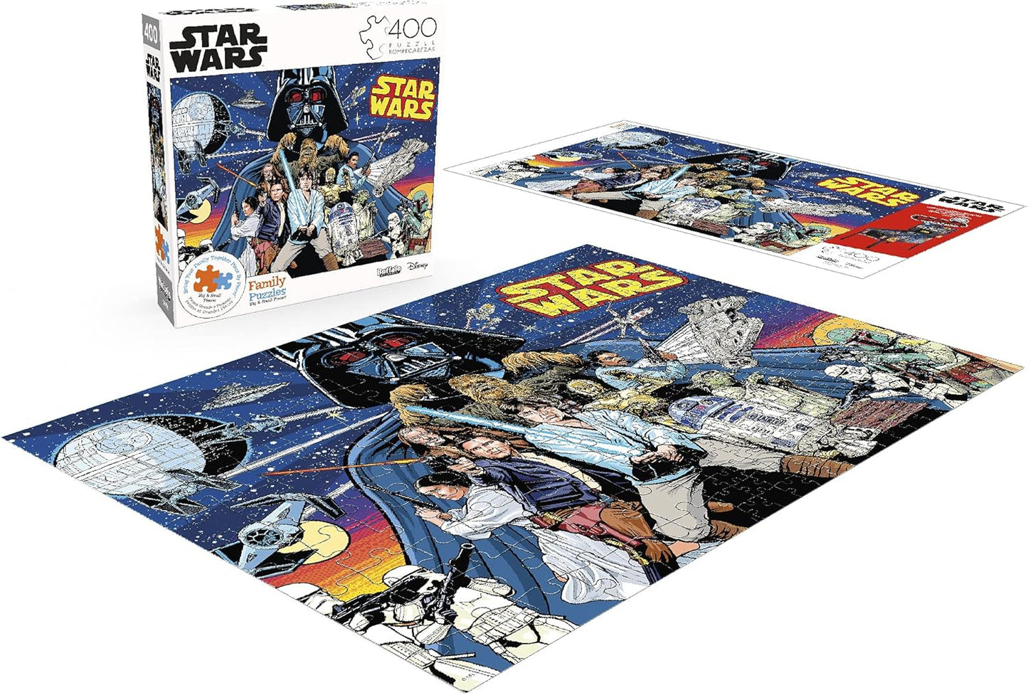 Buffalo Games Star Wars Comic Pinball Art - 400 Piece Jigsaw Puzzle