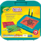 Crayola Create 'N Carry Art Set 75pcs 2-in-1 Lap Desk Carrying Case Art Kit for Crafts