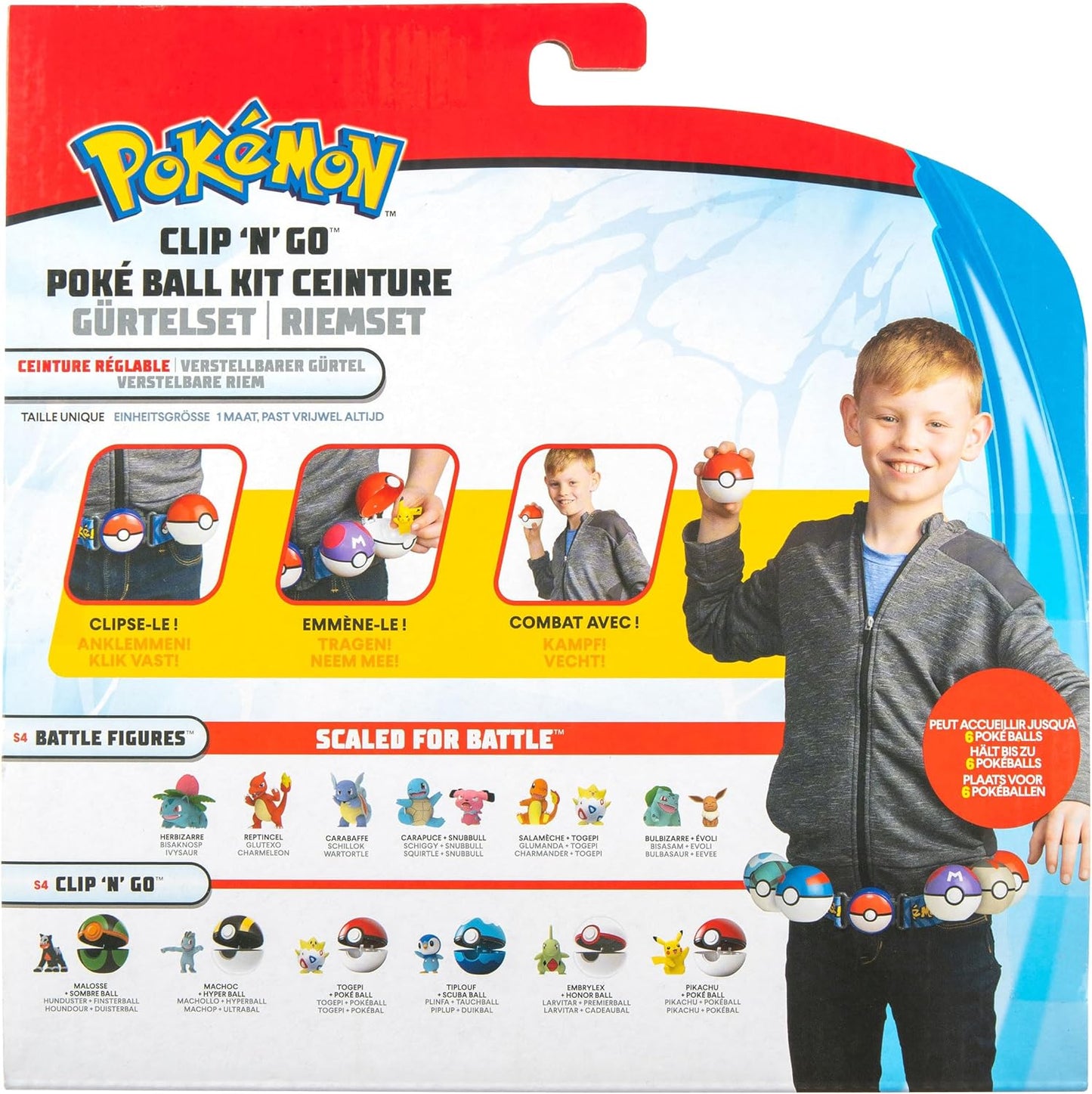 Pokemon Poke Ball Clip N Go Belt Set