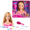 Barbie Doll Styling Head Blond Hair with 20 Colorful Doll Head for Hair Styling