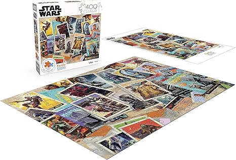 The Mandalorian Trading Card Expansion Pack - 400-Piece Family Jigsaw Puzzle