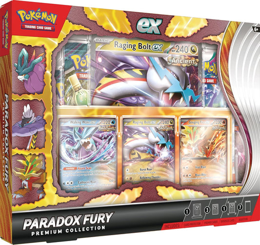 Pokemon TCG Paradox Fury Premium Collection - 2024 Amazon Holiday