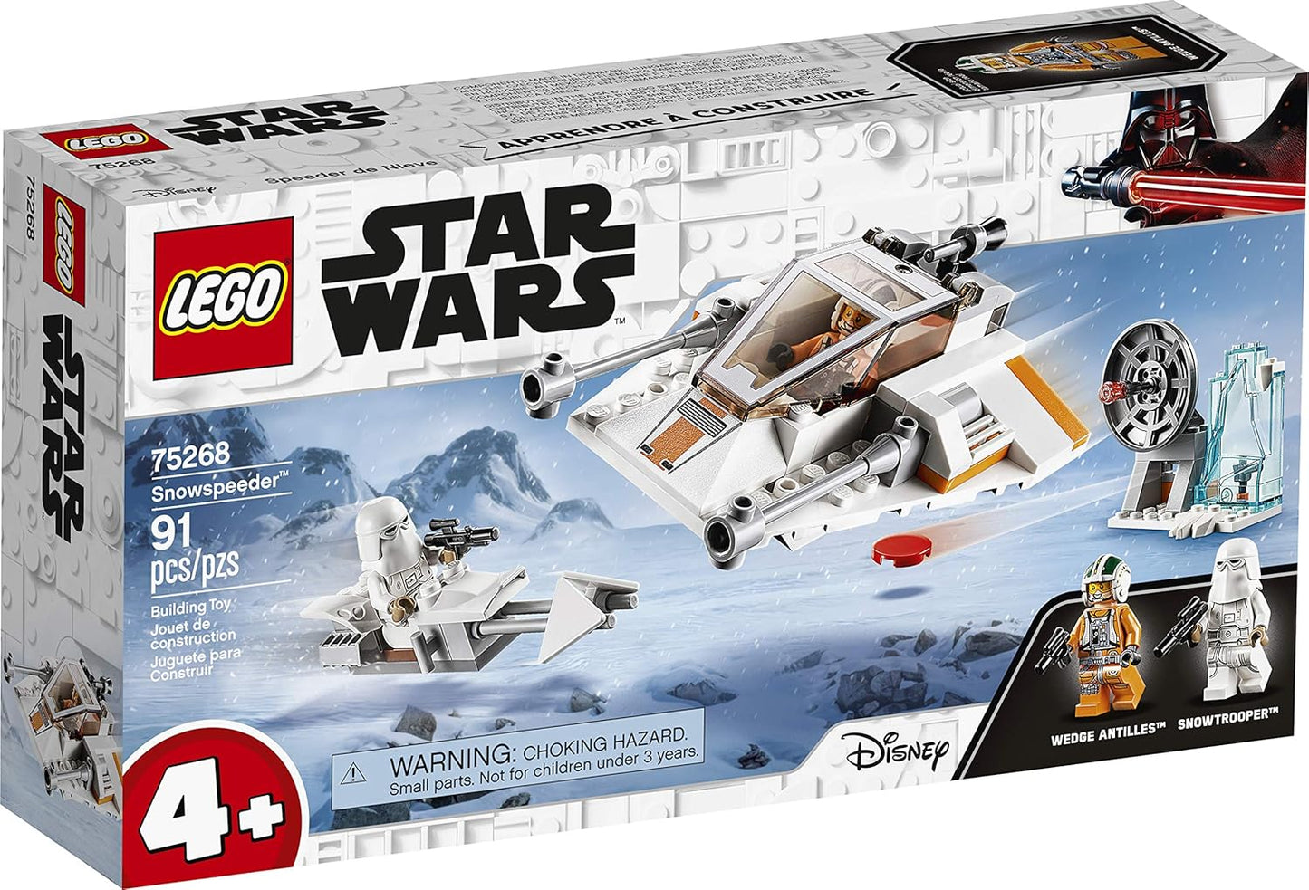 LEGO 75268 Star Wars Snowspeeder and Speeder Bike Playset