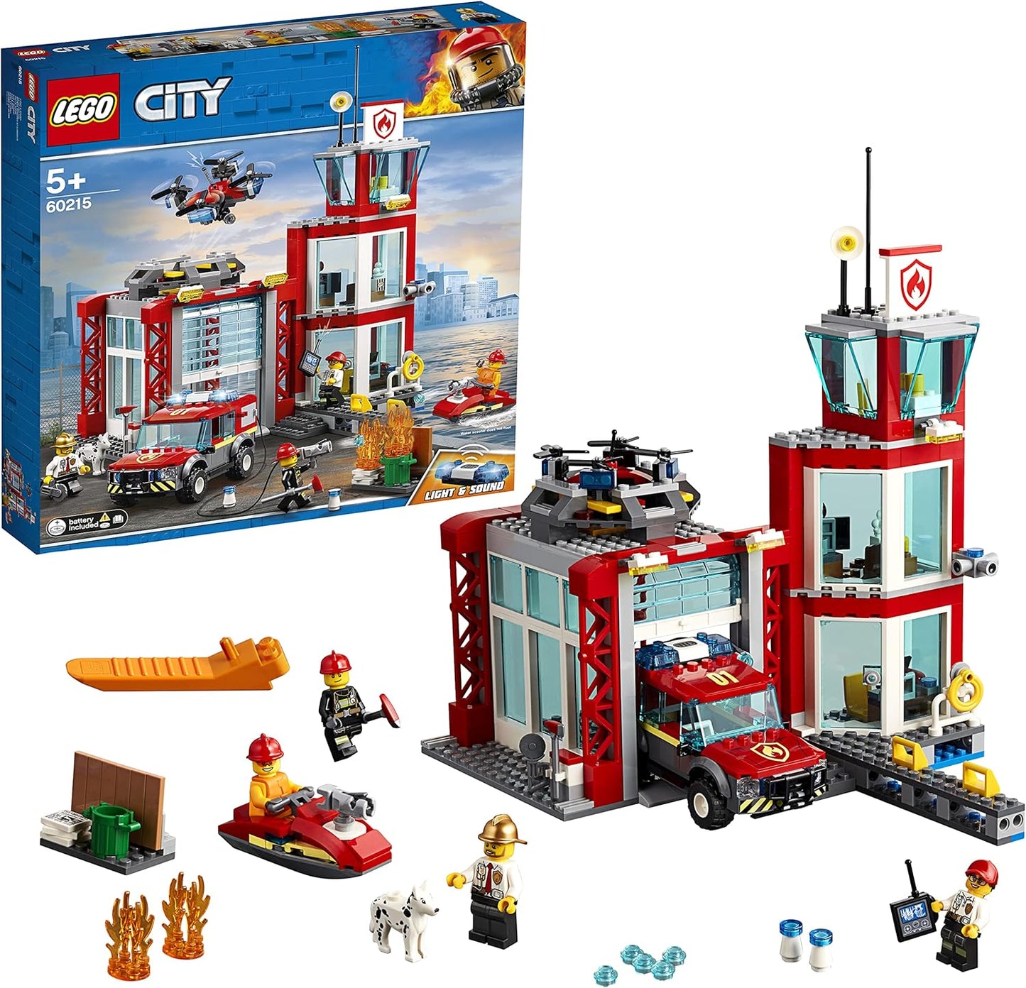 LEGO City Fire Station Building Set