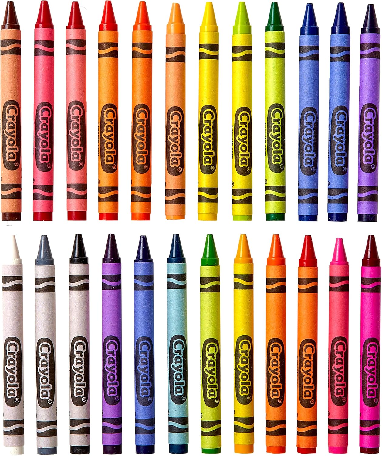 Crayola Crayons Bulk 12 Packs of 24 Count Crayons School Supplies Assorted Colors