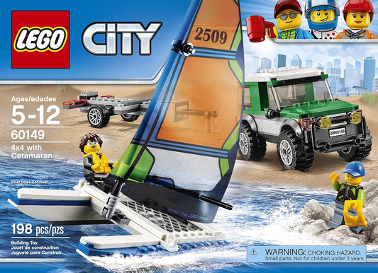 LEGO City Great Vehicles 4x4 with Catamaran 60149 Building Kit