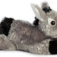 Aurora Mini Flopsie Donkey Stuffed Animal - Gray 8 Inches