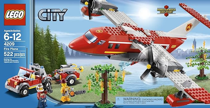 LEGO City Fire Plane 4209 Building Set