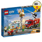 LEGO City Fire Truck Burger Rescue Set with Minifigures