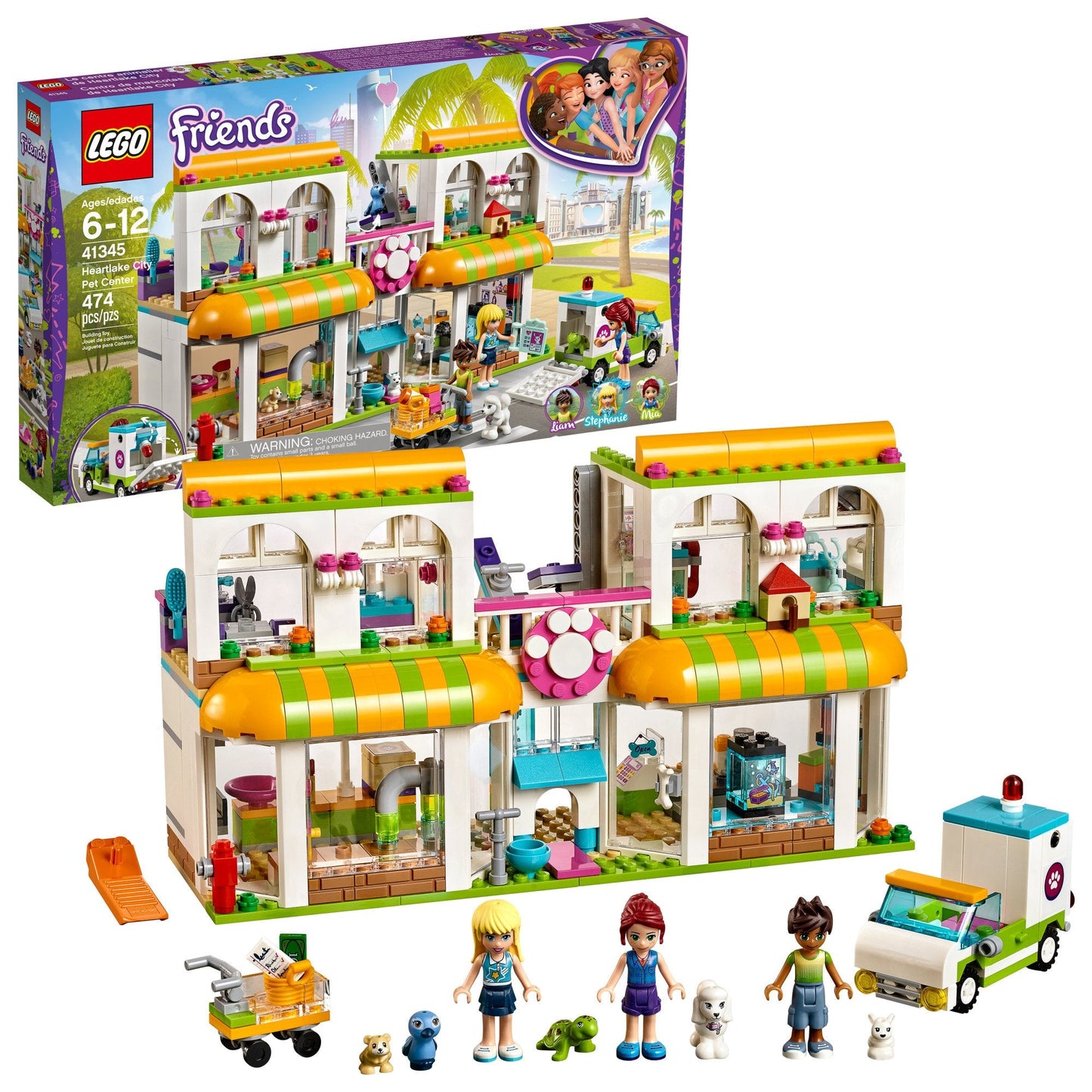 LEGO Friends Heartlake City Pet Center Building Kit (474 Pieces)