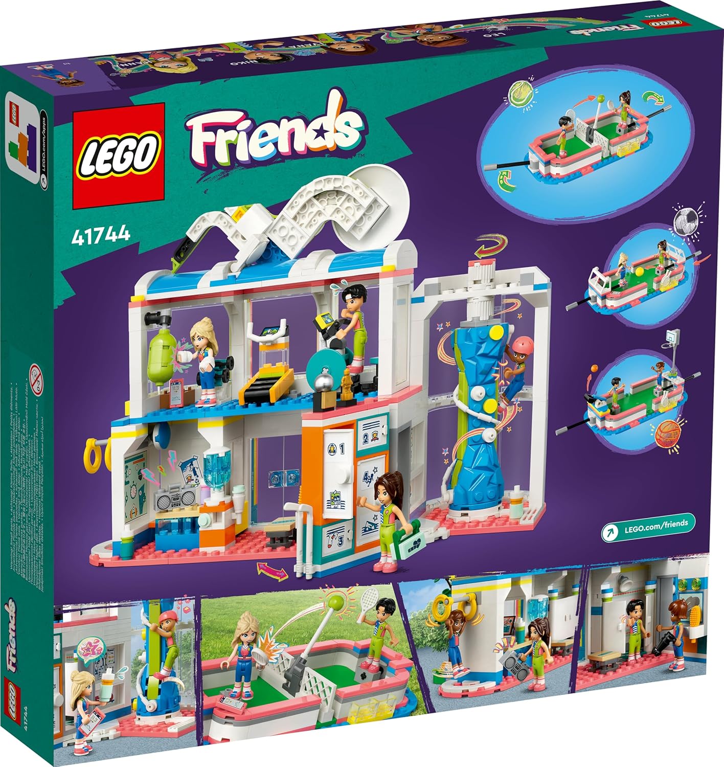 LEGO Friends Sports Center with Football, Basketball, Tennis and Climbing Wall by Heartlake City