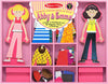 Melissa & Doug Melissa Doug Abby and Emma Deluxe Magnetic Wooden Dress-Up Doll