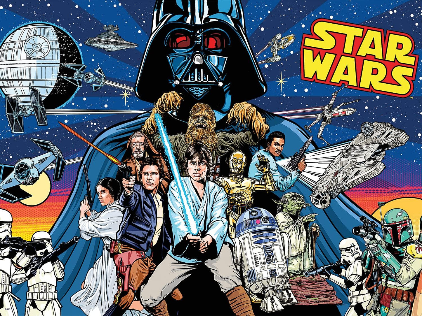 Buffalo Games Star Wars Comic Pinball Art - 400 Piece Jigsaw Puzzle