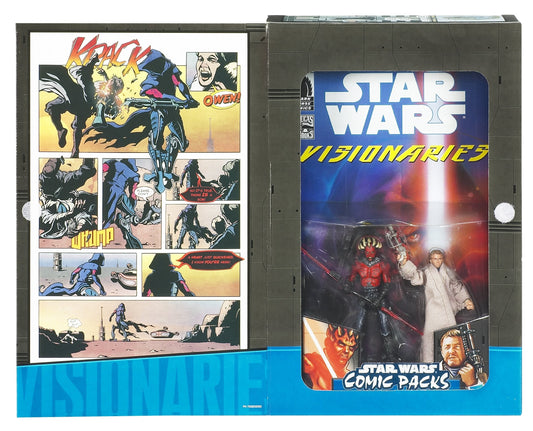 Hasbro Star Wars Visionaries 2010 SDCC Darth Maul & Uncle Owen Comic Book 2-Pack