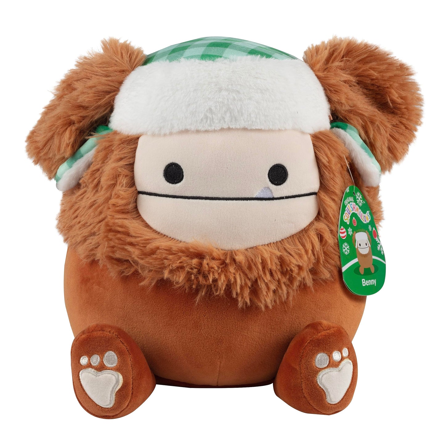 Squishmallows Original 10-Inch Benny The Bigfoot